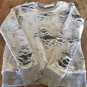 IRO kismet distressed sweatshirt pullover